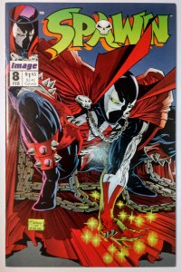Spawn #8 (8.0, 1993) 1st App of Vindicator, Origin of Hell