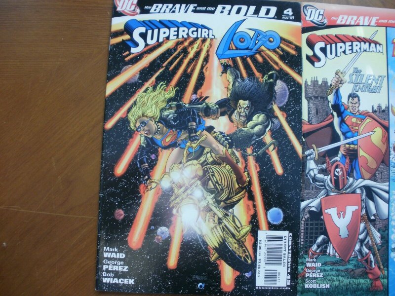 3 DC Comic: BRAVE & BOLD #4 Supergirl Lobo #10 Superman Titans #26 Xombi Spectre