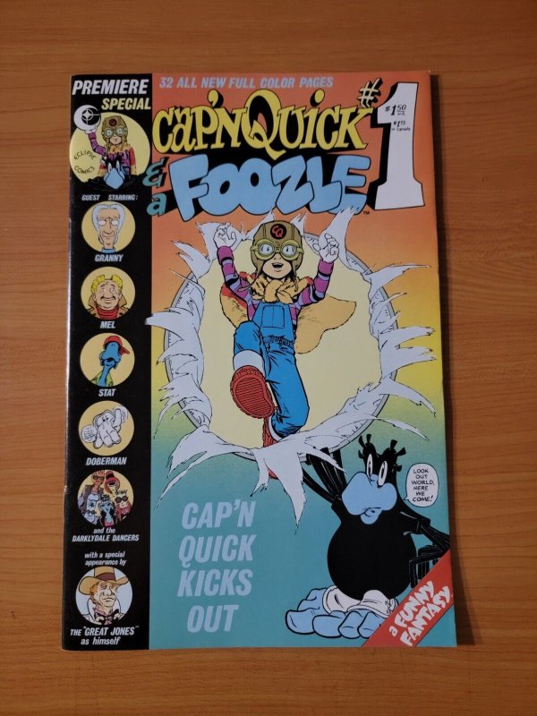 Cap'n Quick & a Foozle #1 ~ NEAR MINT NM ~ 1984 Eclipse Comics