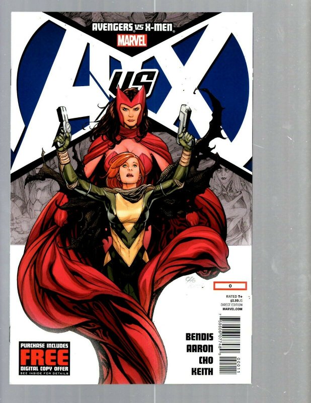 13 Marvel Comics Avengers versus X-Men #0 1 2 3 4 5 6 7 8 9 10 11 12 J448