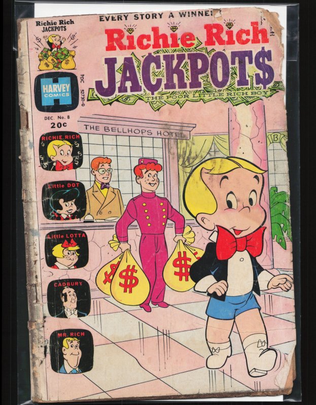 Richie Rich Jackpots #8 (1973) Richie Rich