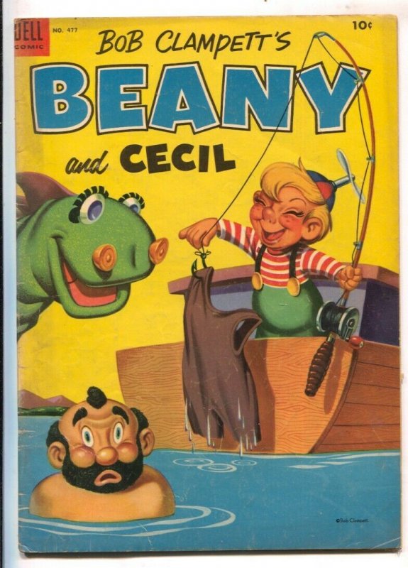 Bob Clampett's Beany and Cecil-Four Color Comics #477-Dell-based on TV series-VG