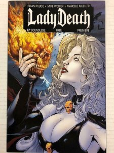 LADY DEATH Boundless Premiere, VF/NM, Mike Wolfer, Pulido, Femme Fatale, 2010