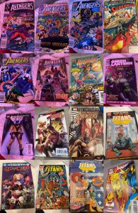 Lot of 16 Comics (See Description) Avengers, Teen Titans, Green Lantern, Blac...