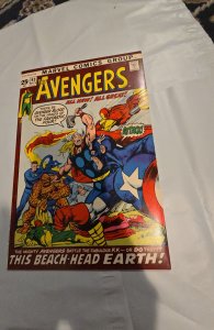 The Avengers #93 (1971) FF4 app Beach-Head earth Lee neal adams