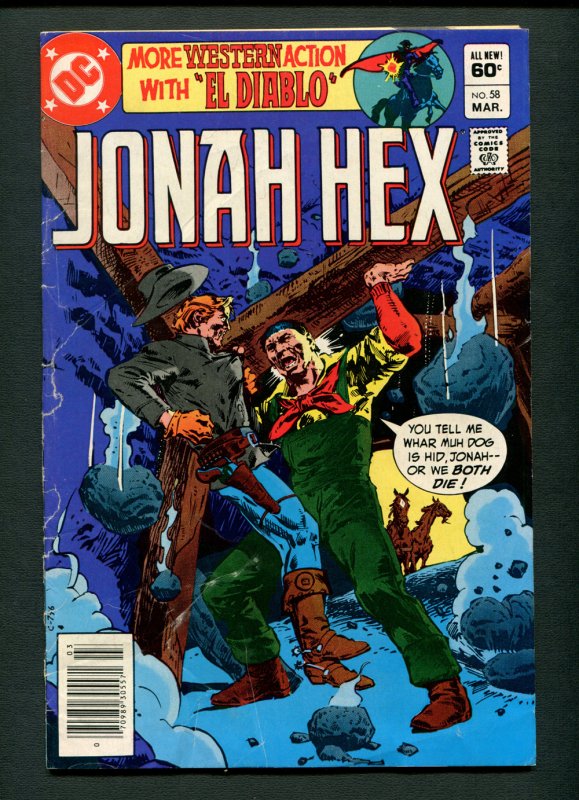 Jonah Hex #56 #58 #59 #60 (SET)  VG  /  Newsstand / Tony DeZuniga Covers / 1982