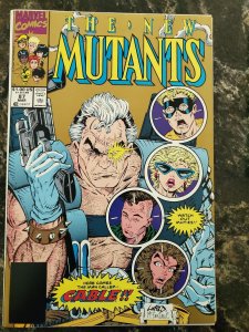 NEW MUTANTS, THE #87-2nd PRINT First Cable (90) Marvel