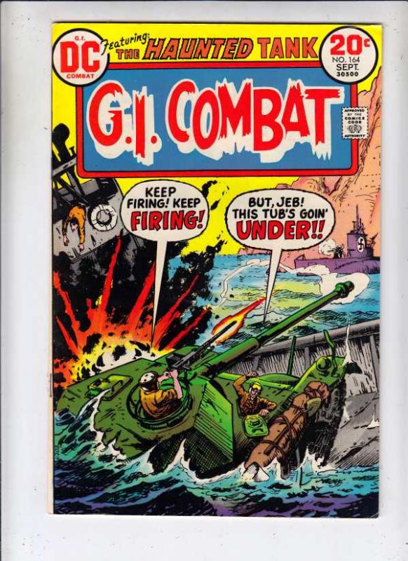 G.I. Combat #164 (Sep-73) VF/NM+ High-Grade The Haunted Tank