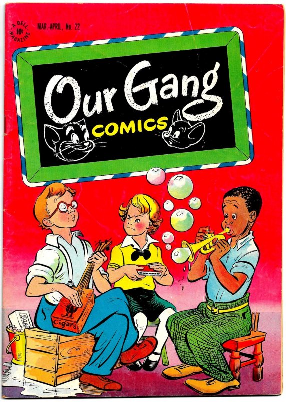 OUR GANG COMICS #22 (Mar1946) 8.0 VF  WALT KELLY CARL BARKS John Stanley! 52 pgs