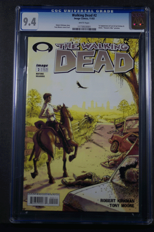 Walking Dead #2 CGC Graded 9.4