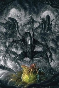 ALIEN #1 ALAN QUAN TRADE/COLOR SPLASH VIRGIN VARIANT SET W/COA MARVEL NM.