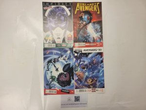4 Comics #8 Mighty Avengers #30 Avengers #15 Uncanny Avengers #2 Infinit 21 TJ26