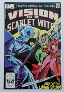 Vision And The Scarlet Witch #1 (Nov 1982, Marvel) VF- 7.5 Samhain app 