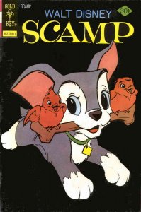 Scamp (Walt Disney ) #32 FN ; Gold Key