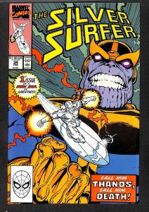 Silver Surfer (1987) #34 VF+ 8.5 1st Infinity Gauntlet!