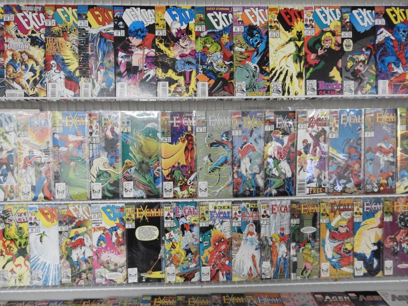 Huge Lot 150+ Comics W/ Iron Man, Excalibur, X-Force, +More! Avg FN/VF Condition