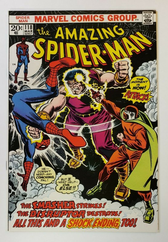 Amazing Spider-Man #118 VF/NM High Grade Marvel Bronze Age the smasher app.