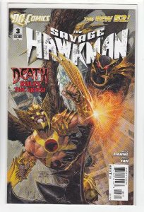 SAVAGE HAWKMAN (2011 DC) #3 CVR A PHILIP TAN
