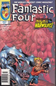 Fantastic Four (Vol. 3) #7 (Newsstand) FN ; Marvel | Chris Claremont Warwolves