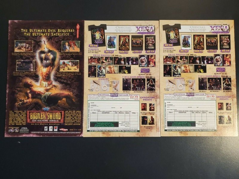 Xena Warrior Princess: the Dragon's Teeth #1-3 NM set complete Lucy Lawless|