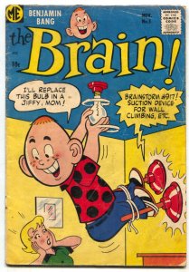 The Brain #5 1957- Silver Age comic book VG