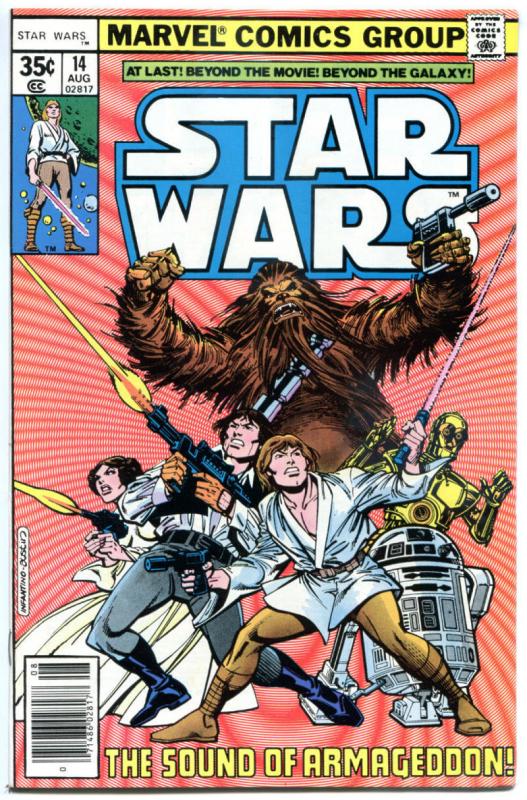 STAR WARS #8 9 10 11 14, VF+ to NM-, Luke Skywalker, Darth Vader, 1977, 5 issues