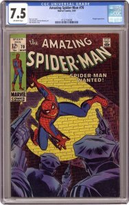 The Amazing Spider-Man #70 (1969)  CGC VF- 7.5