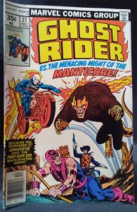 Ghost Rider #27 1977 Marvel Comics Comic Book