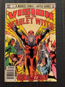 Vision and the Scarlet Witch #4 Newsstand Edition (1983)