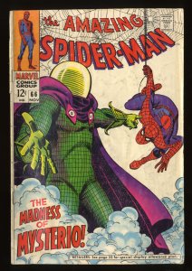Amazing Spider-Man #66 GD/VG 3.0 Mysterio! Marvel Comics Spiderman