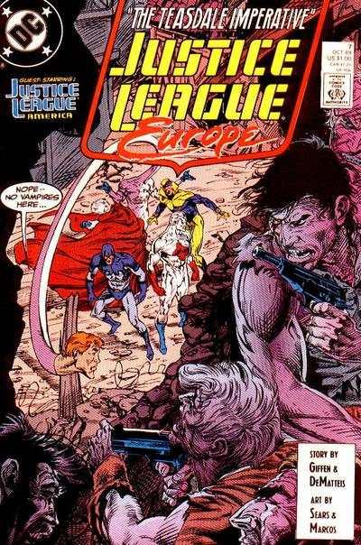 Justice League Europe   #7, NM- (Stock photo)