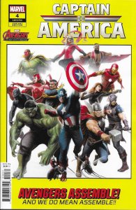 Captain America (11th Series) #4B VF/NM ; Marvel | 754 Avengers Variant Adi Gran