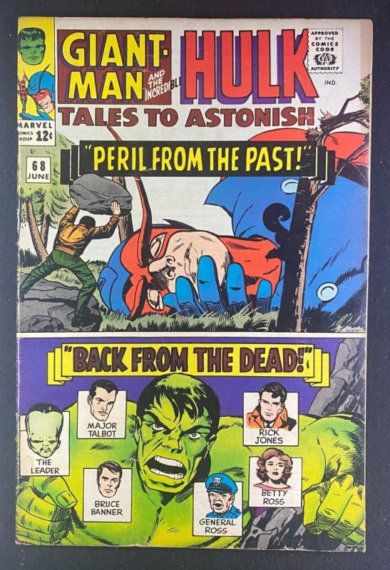 Tales To Astonish (1959) #68 FN (6.0) Jack Kirby Hulk Giant-Man