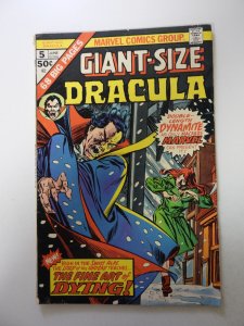 Giant-Size Dracula #5 VG/FN condition MVS intact 1/2 cumulative spine split