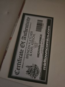 ISOLA 1 Cover A 1st PRINTING Signed Fletcher & Kerschl