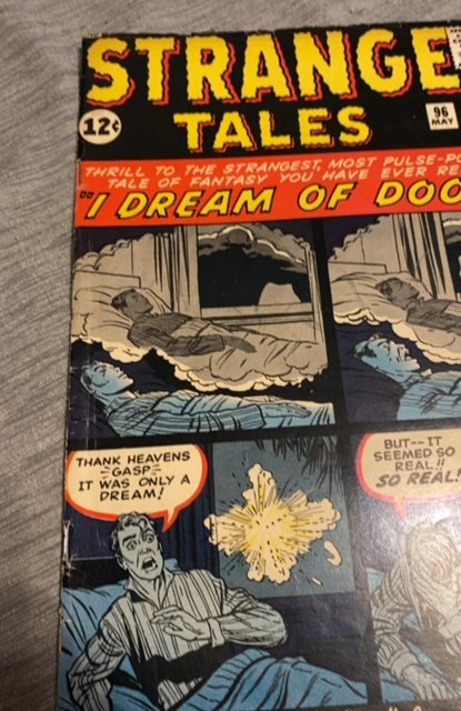Strange Tales #96 (1962) I dream of doom