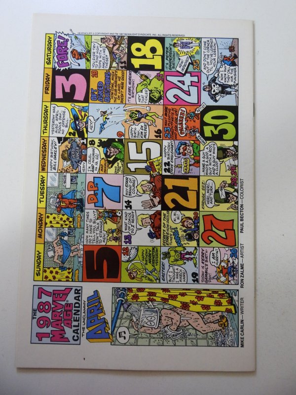 Marvel Age #52 (1987) VF Condition