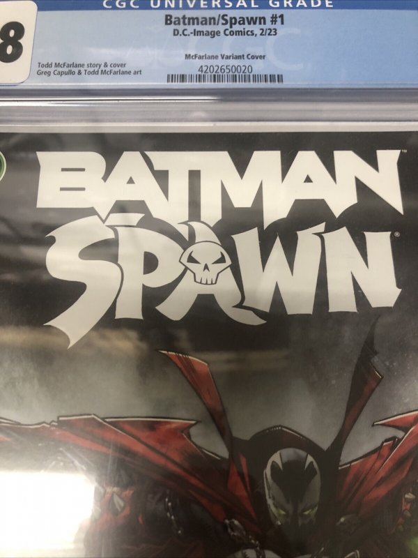 Batman/Spawn (2023) # 1 (CGC 9.8) Image Comics • Todd Mcfarlane  • Greg Capullo