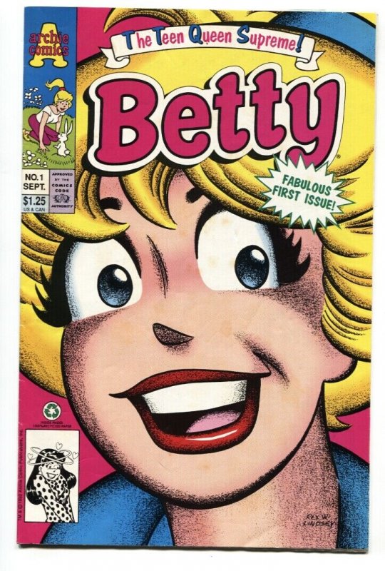 Betty #1 1992 comic book Archie First issue