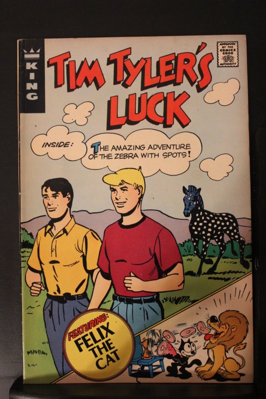 Tim Tyler's Luck (1973)  1st and only issue key! VF Zebra With Spots Sto...