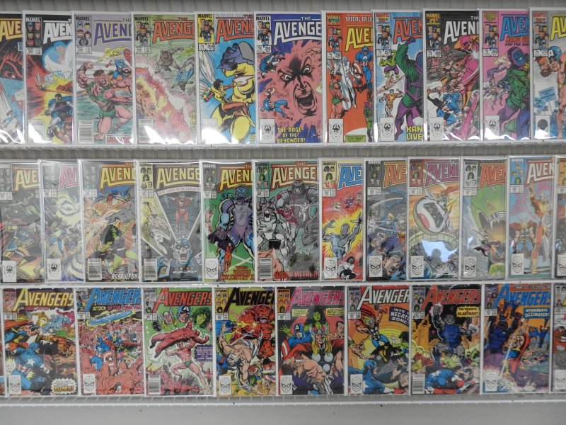 Huge Lot of 110+ Comics W/ ALL AVENGERS!!! Avg. VF Condition!
