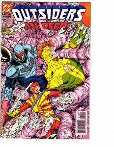 Lot Of 7 Outsiders DC Comic Books # 10 11 0 12 13 15 16 Batman Flash Arrow J214
