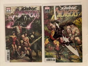 2 Savage Avengers Variant #2’s 1:25 Bradshaw + Mike Deodato Marvel Comics 2019