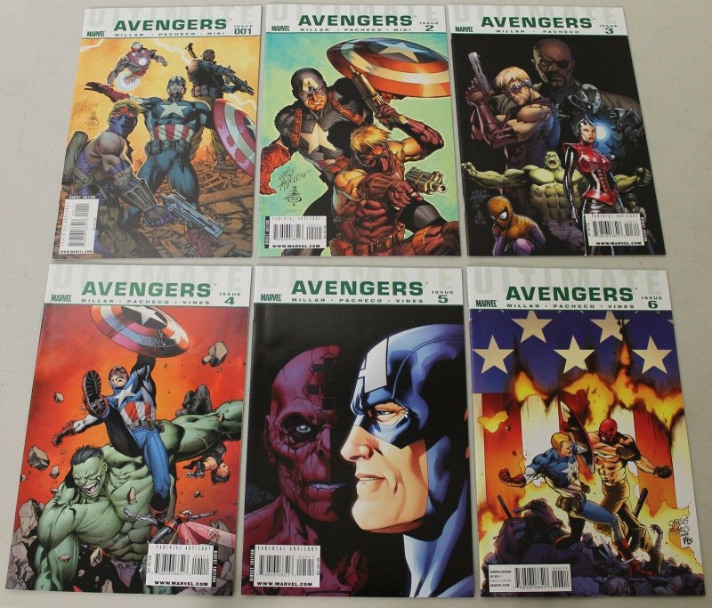 Marvel: Ultimate Avengers 1,2 & 3 #1-6 for each 3 COMPLETE SETS! (2009/2010)