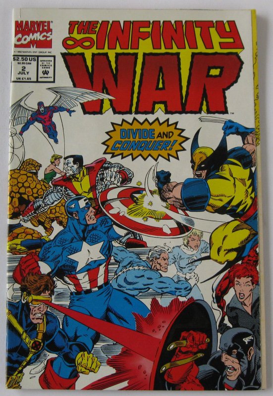 Infinity War #2 (Jul 1992, Marvel) FN condition (6.0) wraparound gatefold cover