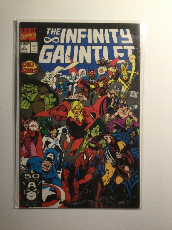 Infinity Gauntlet 3 Near Mint- Nm- 9.2 Marvel