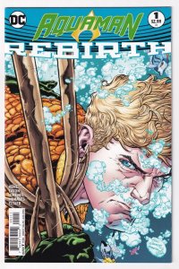 Aquaman Rebirth #1 August 2016 DC Dan Abnett Brad Walker