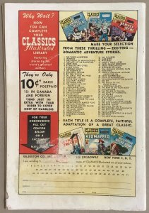 Classics Illustrated #70 (1950, Gilberton) Golden Age.  Low Grade, Taped Cover