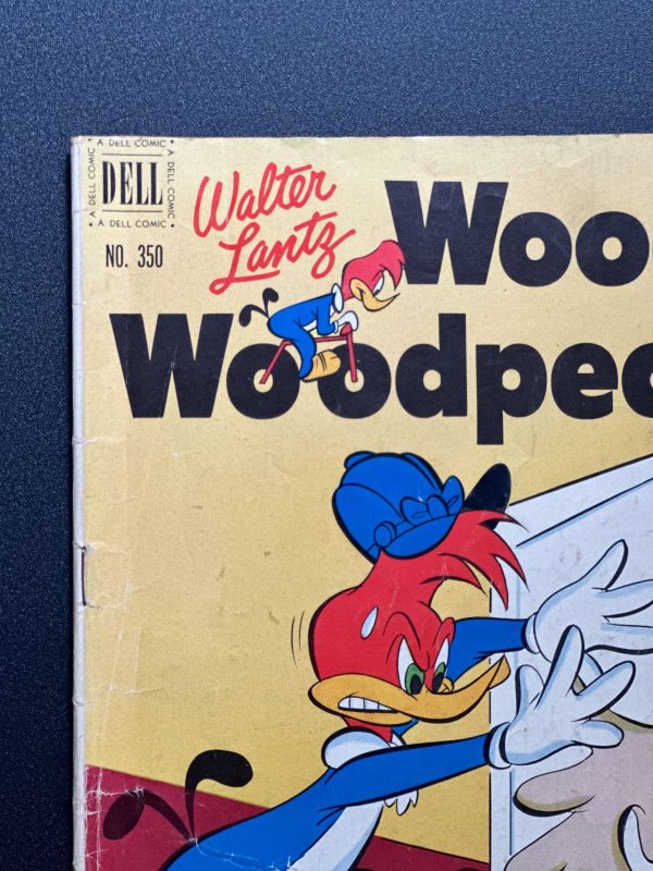 Four Color Woody Woodpecker #350 (1951) Golden Age 10 Cent - GD+