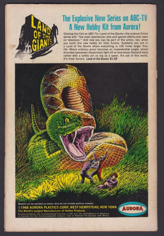 Star Spangled War Stories #141 1968 DC 4.0 VG comic